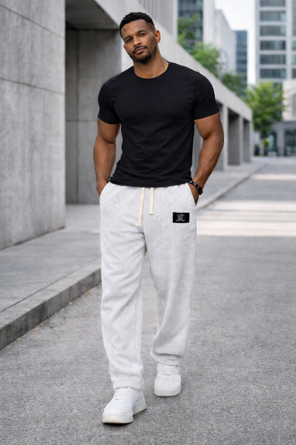 Andre — Pantalones de pierna ancha con cintura ajustable