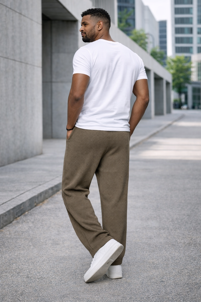 Andre — Pantalones de pierna ancha con cintura ajustable