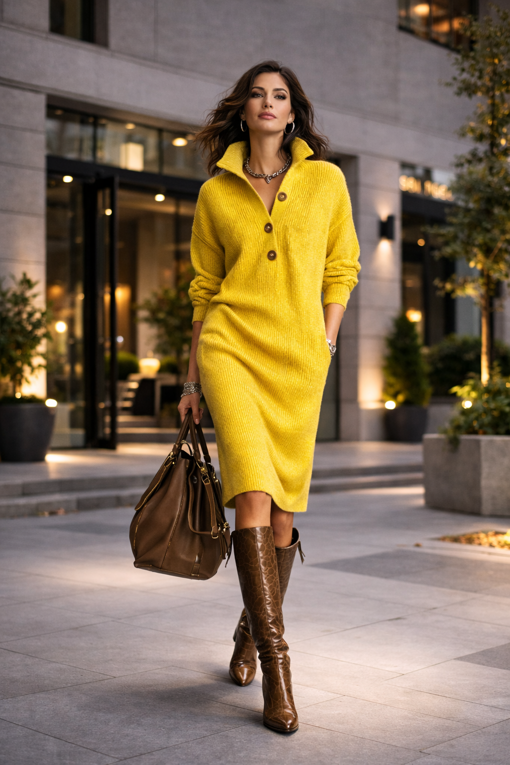 AURELIA | Vestido de punto elegante y atemporal