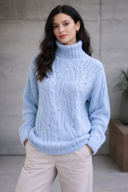 Lanaura | Suéter de punto en mezcla de lana