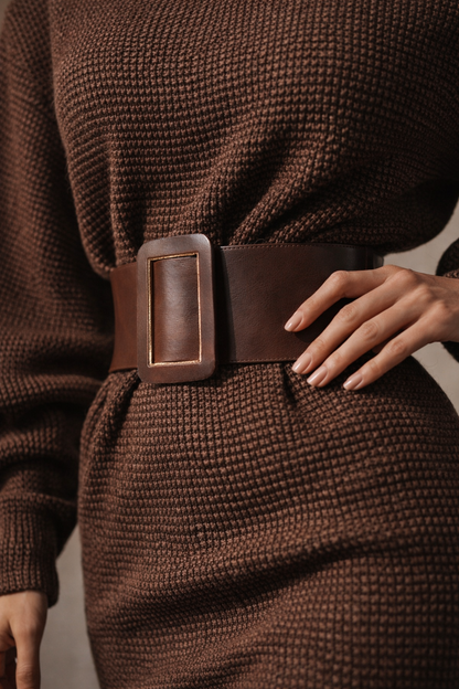 LIVIA | Vestido corto de punto elegante