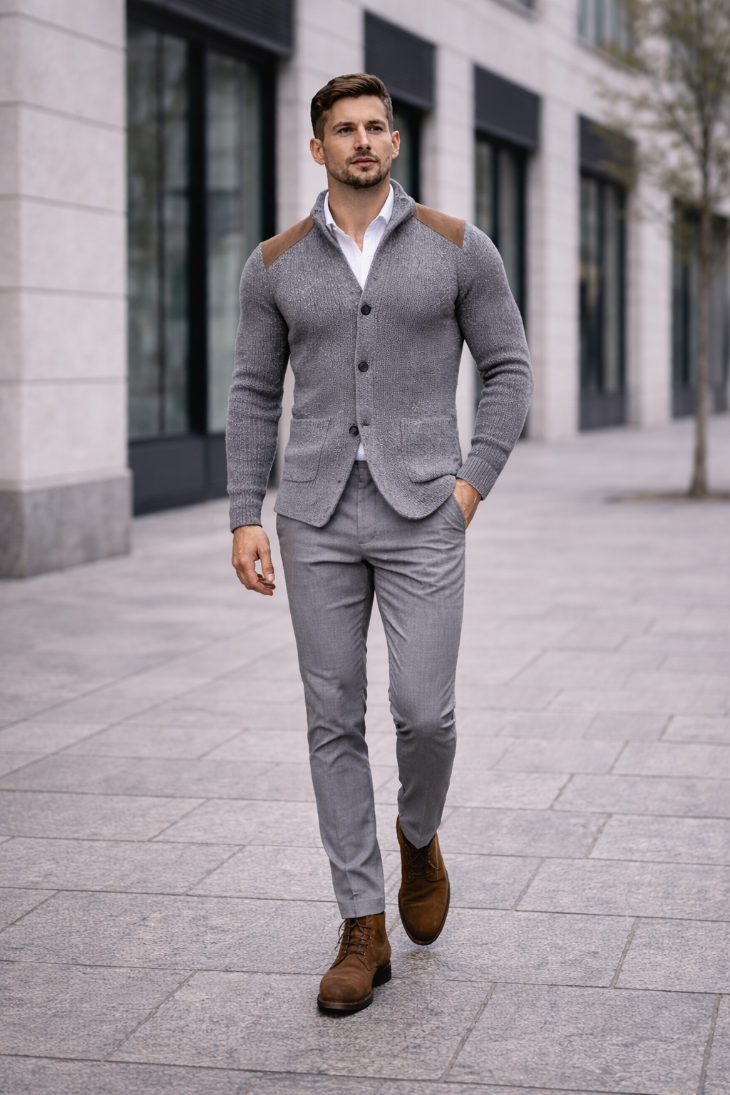 Lorenzo |BLAZER DE PUNTO TEXTURIZADO