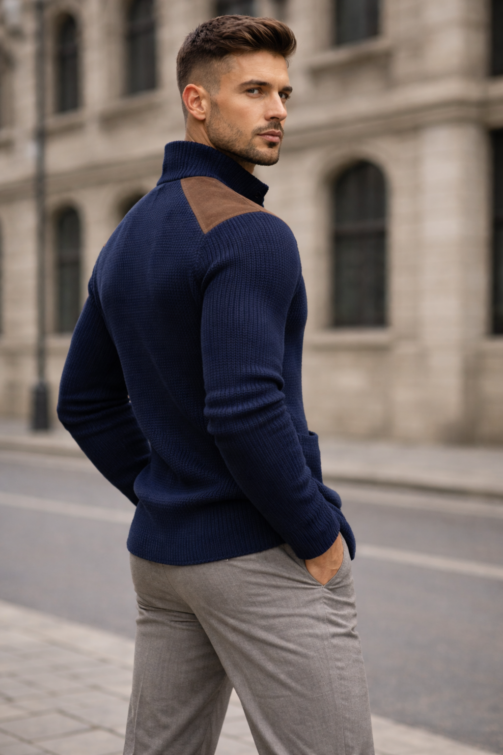 Lorenzo |BLAZER DE PUNTO TEXTURIZADO