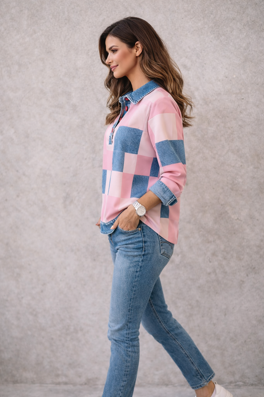 Maria | Blusa de cuadros