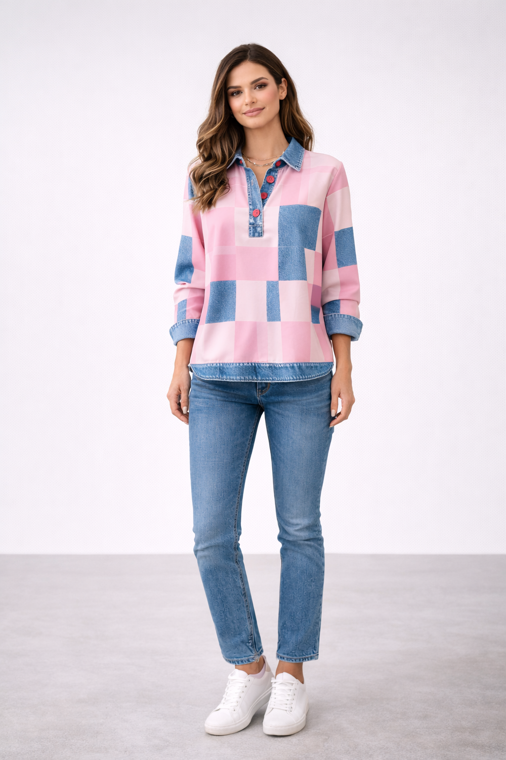 Maria | Blusa de cuadros