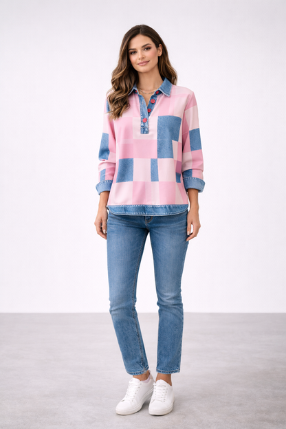 Maria | Blusa de cuadros