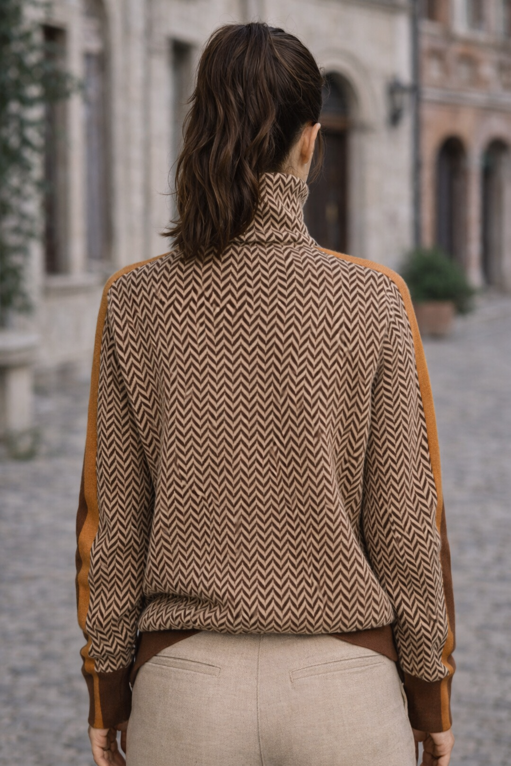 Martina - Jersey Cálido de Cuello Alto