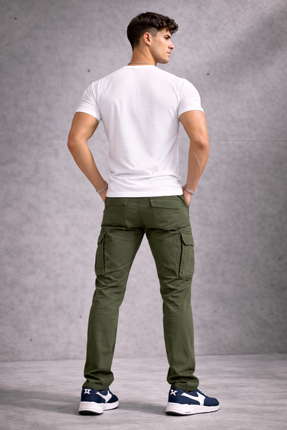 Niko | Pantalones cargo slim de estilo utilitario