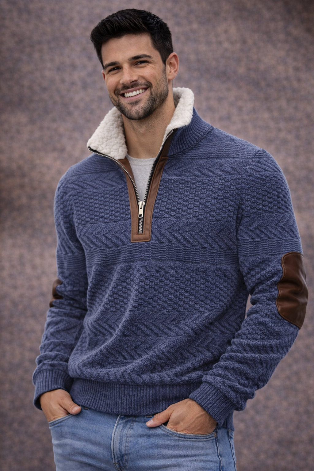 Río Sereno | Suéter térmico de cuello alto con polar suave