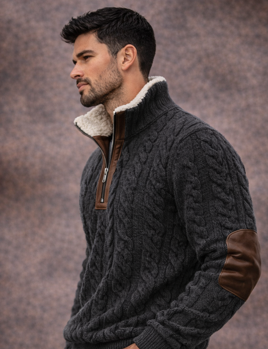 Río Sereno | Suéter térmico de cuello alto con polar suave