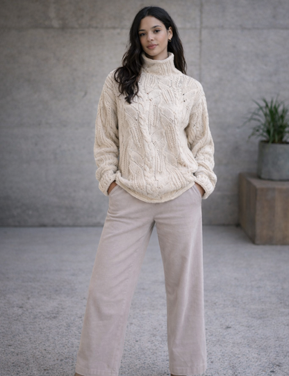 Lanaura | Suéter de punto en mezcla de lana