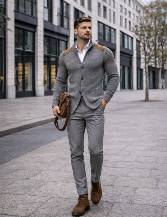 Lorenzo |BLAZER DE PUNTO TEXTURIZADO