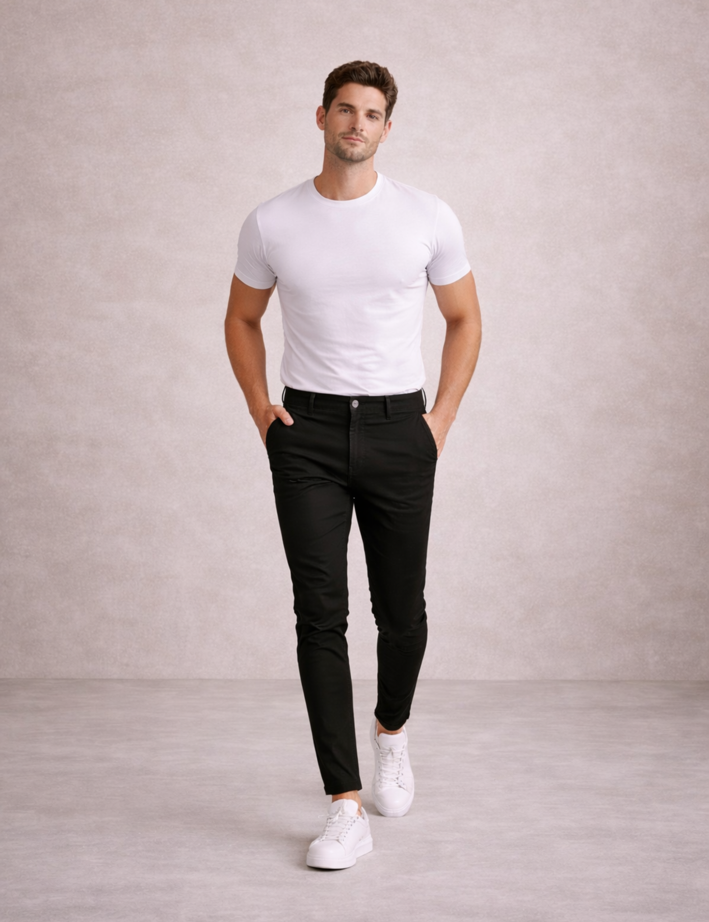 Axel – Pantalon casual Slim Fit