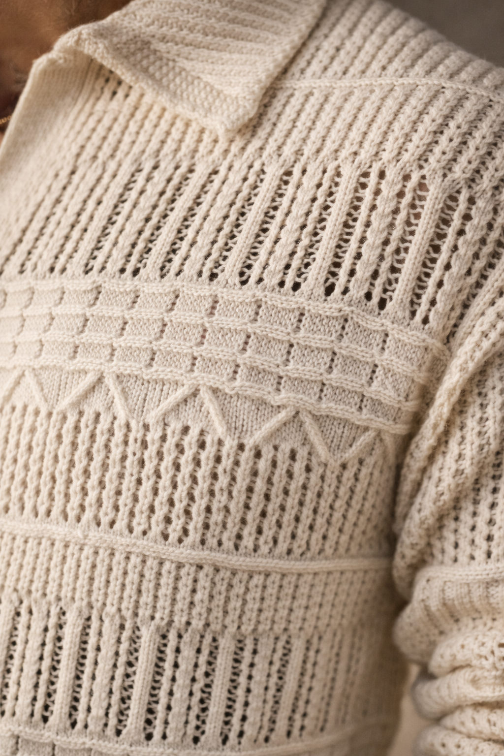 VICTOR | Suéter de punto texturizado premium
