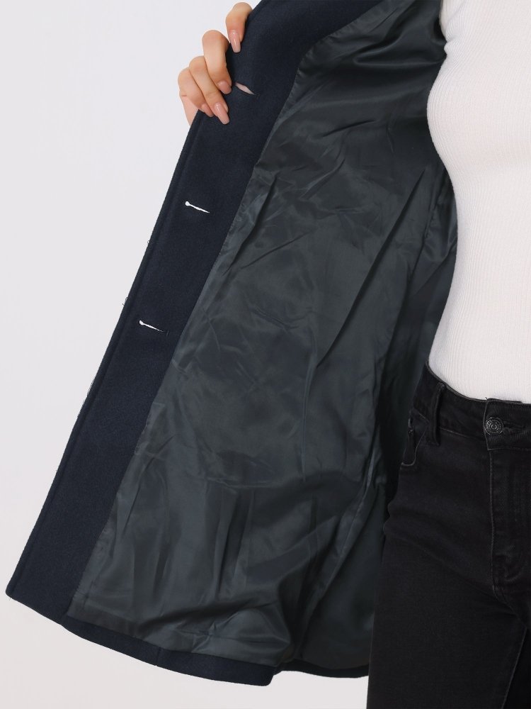 Isabella | Abrigo de invierno de mujer con un botón.